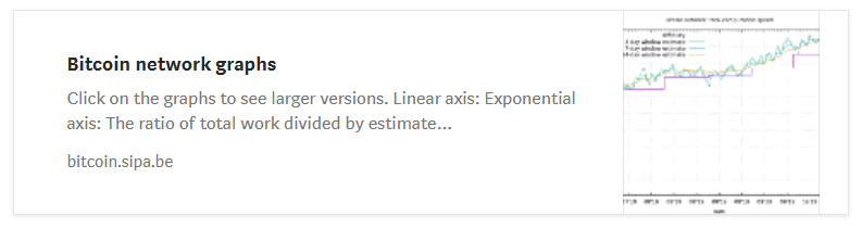 Bitcoin network graphs, Click on the graphs to see larger versions. Linear axis: Exponential axis: The ratio of total work divided by estimate…, bitcoin.sipa.be